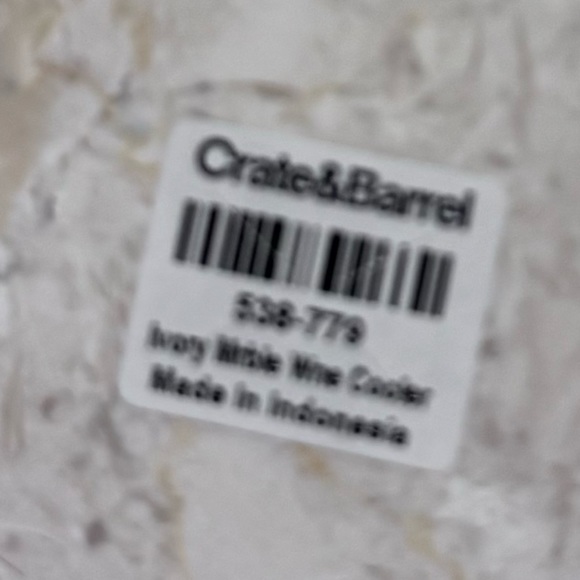 CRATE & BARREL MARBLE WINE COOLER - Picture 8 of 11